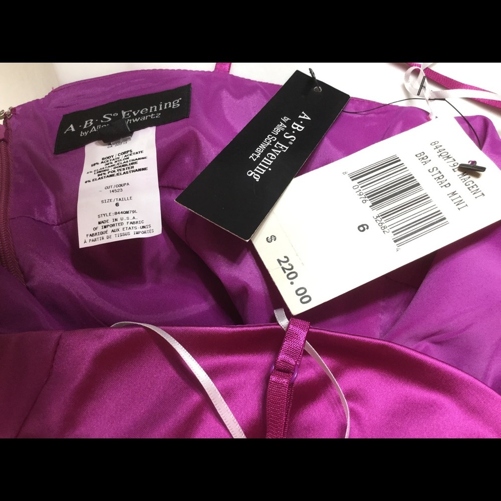 NWT A B S ALLEN SCHWARTZ EVENING BRA STRAP MINI 6 - Picture 5 of 8
